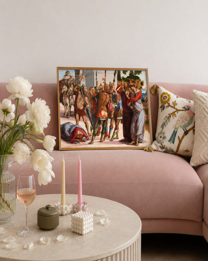 Renaissance Masters - Renaissance Masterpiece No. 94 - framed print in a styled room