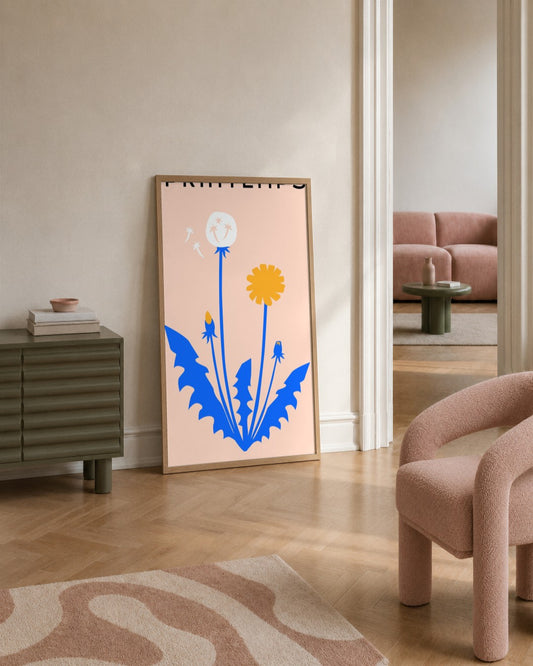 SENT Studio - Abstract Poster No. 16 - framed print in a styled room