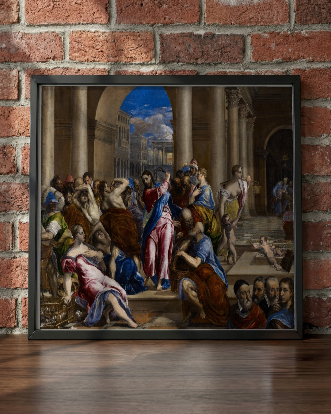 Renaissance Masters - Renaissance Masterpiece No. 235 - framed print in a styled room