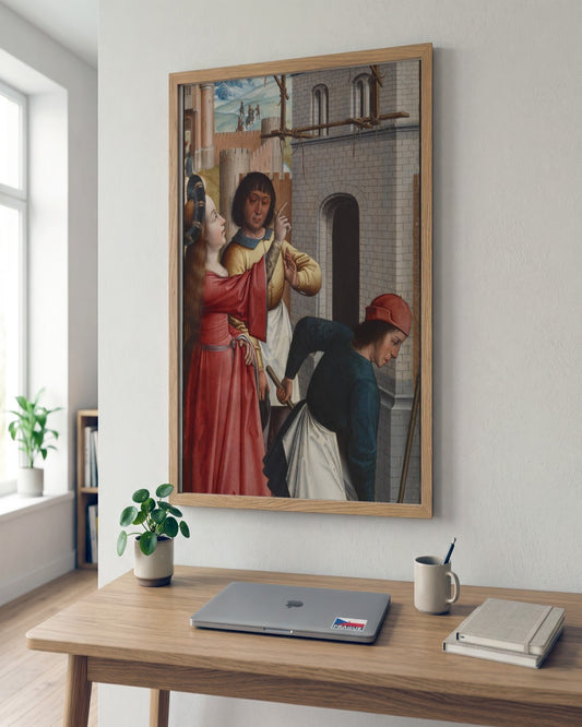 Renaissance Masters - Renaissance Masterpiece No. 66 - framed print in a styled room