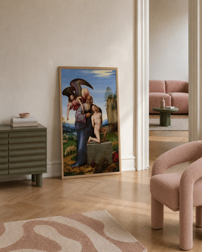 Renaissance Masters - Renaissance Masterpiece No. 418 - framed print in a styled room