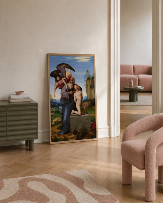 Renaissance Masters - Renaissance Masterpiece No. 418 - framed print in a styled room