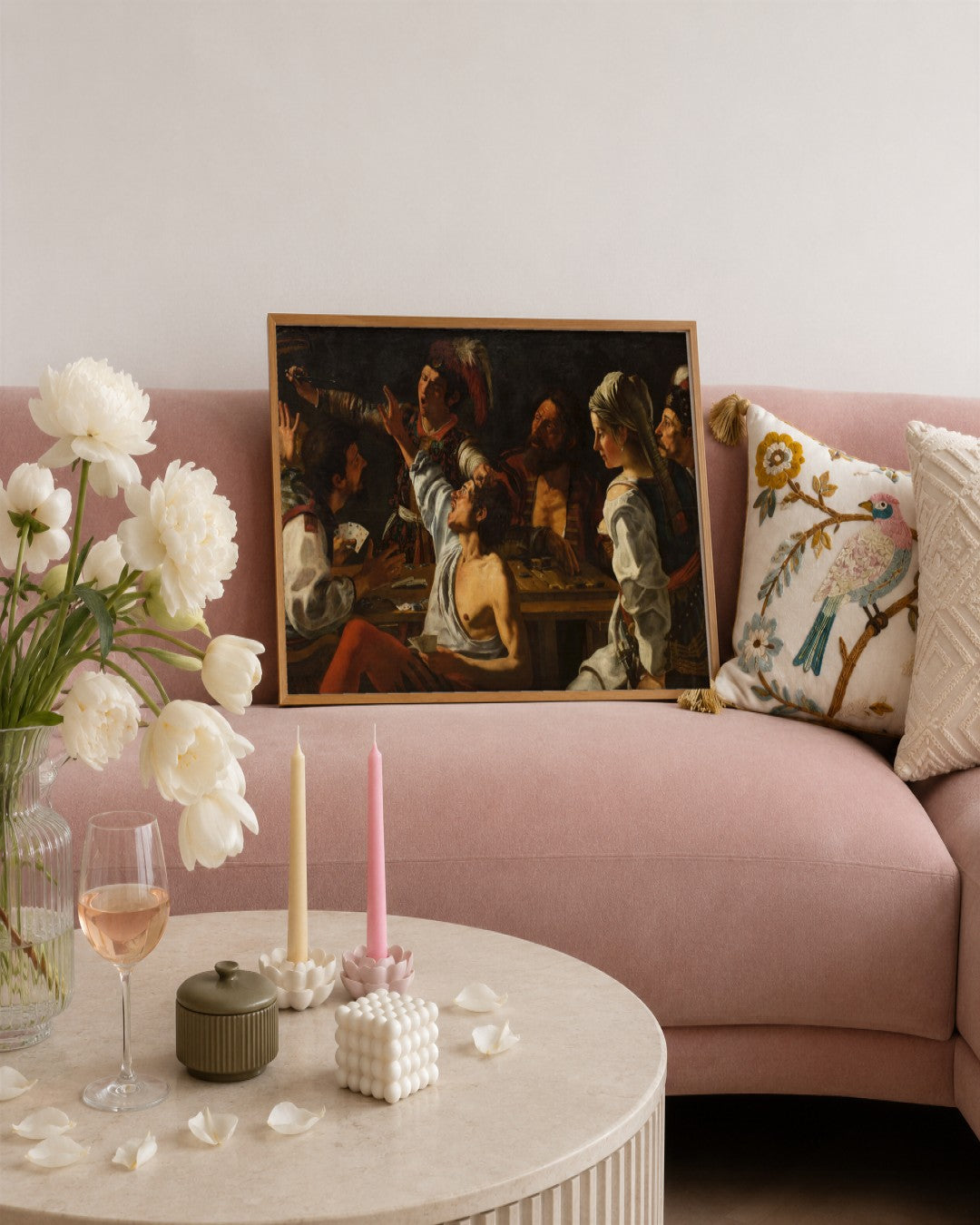 Renaissance Masters - Renaissance Masterpiece No. 188 - framed print in a styled room
