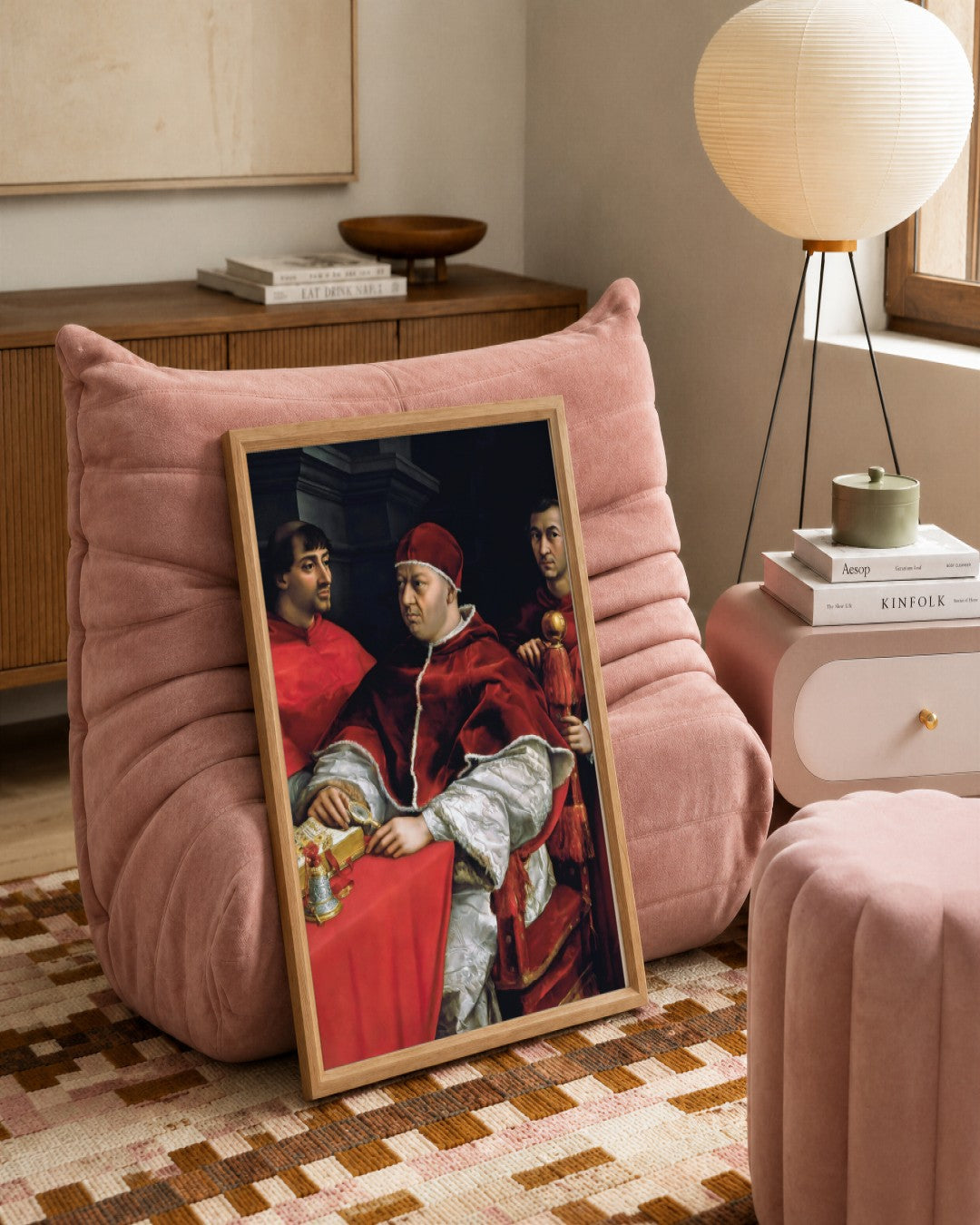 Renaissance Masters - Renaissance Masterpiece No. 329 - framed print in a styled room