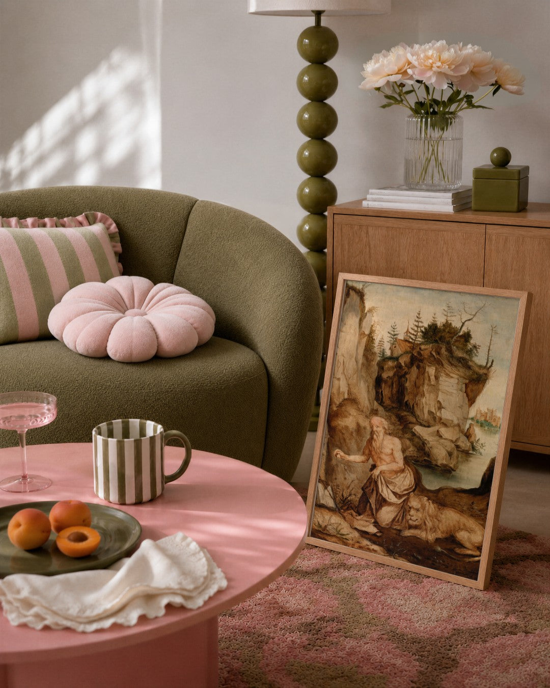 Renaissance Masters - Renaissance Masterpiece No. 124 - framed print in a styled room
