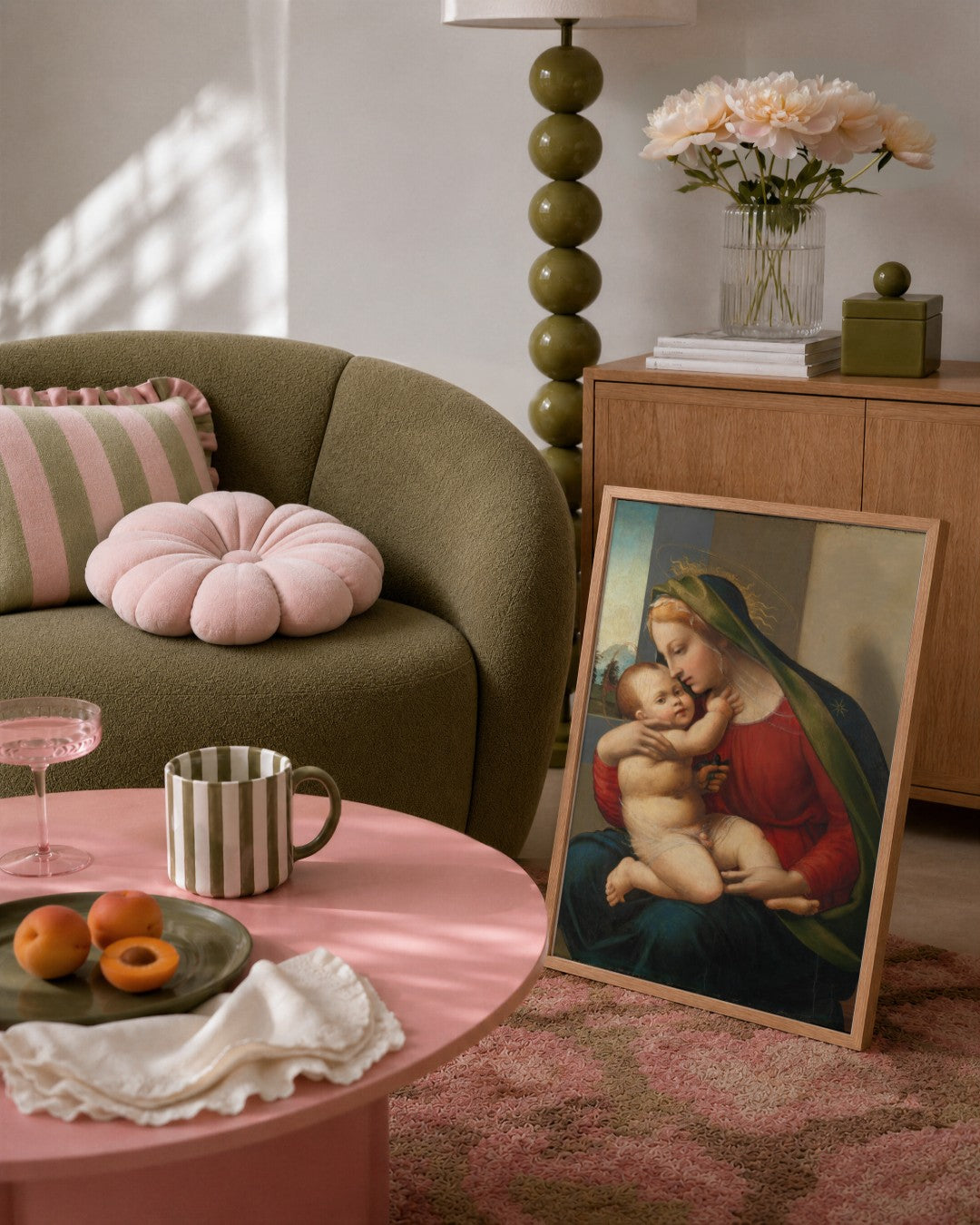 Renaissance Masters - Renaissance Masterpiece No. 146 - framed print in a styled room