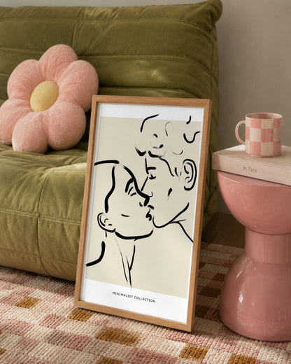SENT Studio - Bohemian Poster No. 91 - framed print in a styled room