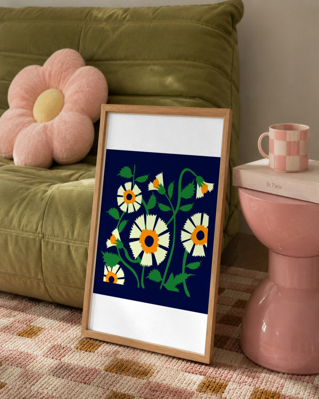 SENT Studio - Artistic Poster No. 31 - framed print in a styled room