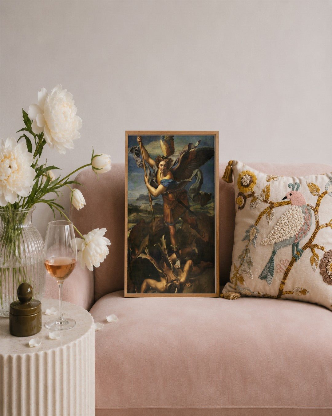 Renaissance Masters - Renaissance Masterpiece No. 255 - framed print in a styled room