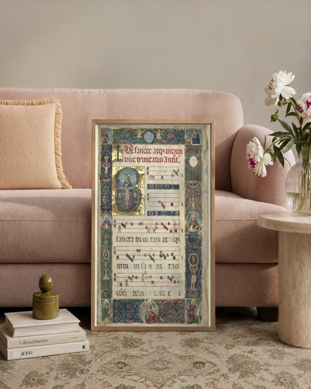 Renaissance Masters - Renaissance Masterpiece No. 111 - framed print in a styled room