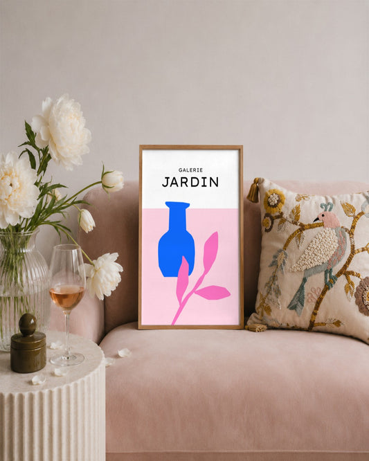 SENT Studio - Abstract Poster No. 1 - framed print in a styled room