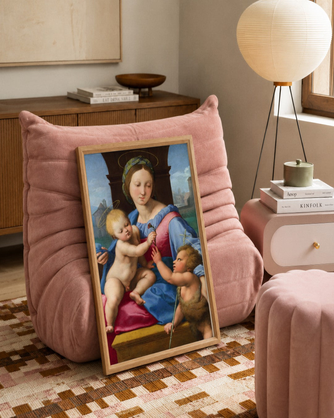 Renaissance Masters - Renaissance Masterpiece No. 297 - framed print in a styled room