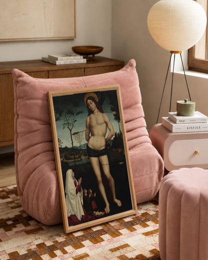 Renaissance Masters - Renaissance Masterpiece No. 56 - framed print in a styled room
