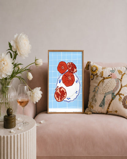 SENT Studio - Cravings Poster No. 26 - framed print in a styled room