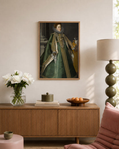 Renaissance Masters - Renaissance Masterpiece No. 100 - framed print in a styled room