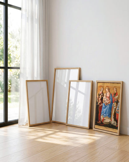 Renaissance Masters - Renaissance Masterpiece No. 156 - framed print in a styled room