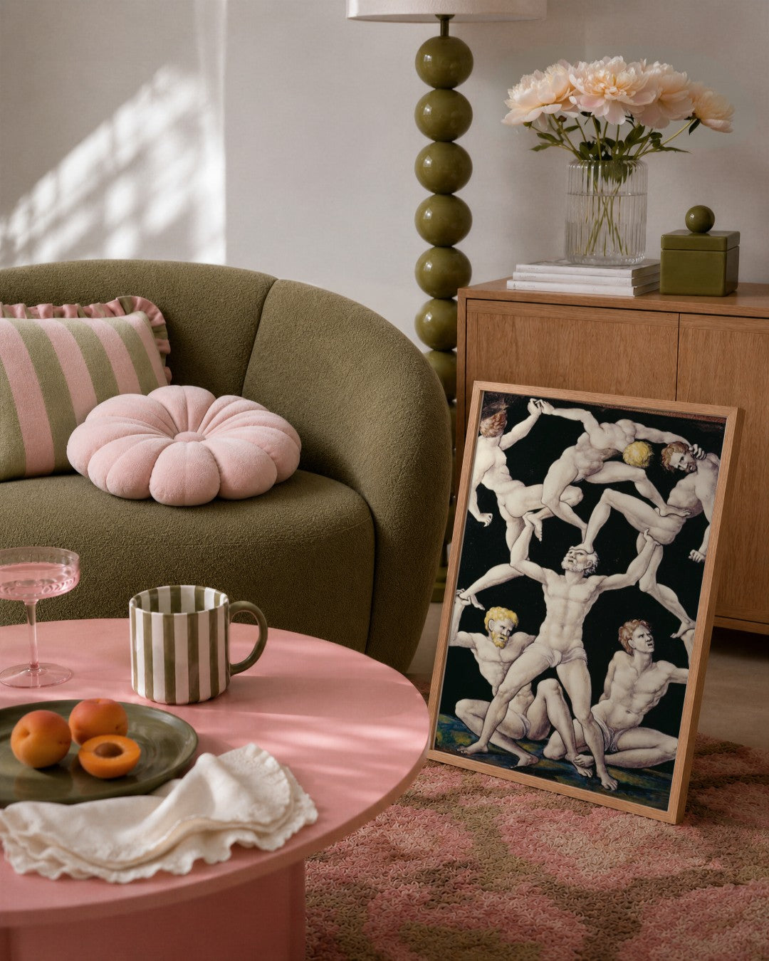 Renaissance Masters - Renaissance Masterpiece No. 51 - framed print in a styled room