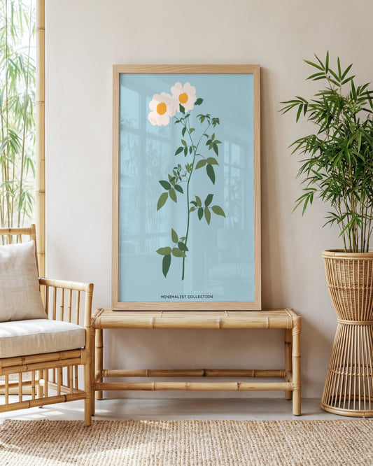 SENT Studio - Botanical Poster No. 57 - framed print in a styled room