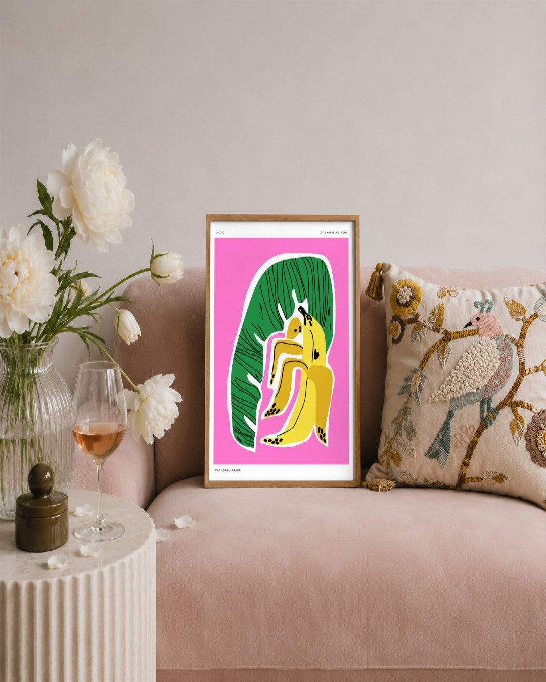 SENT Studio - Aesthetic Poster No. 30 - framed print in a styled room