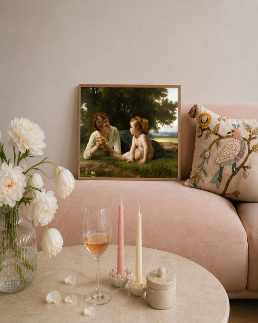 Renaissance Masters - Renaissance Masterpiece No. 209 - framed print in a styled room