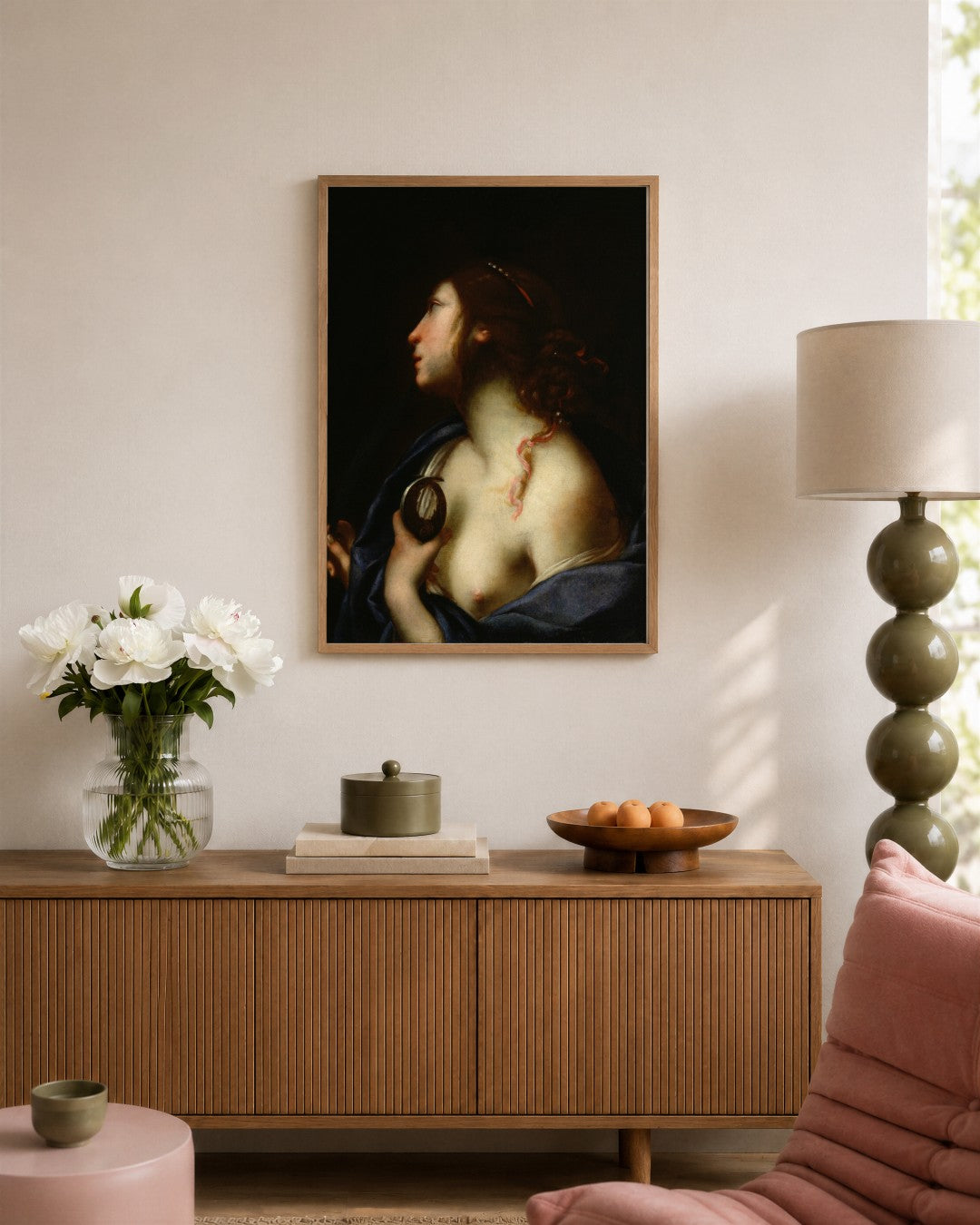 Renaissance Masters - Renaissance Masterpiece No. 45 - framed print in a styled room