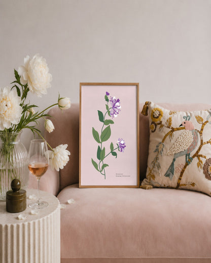 SENT Studio - Botanical Poster No. 25 - framed print in a styled room