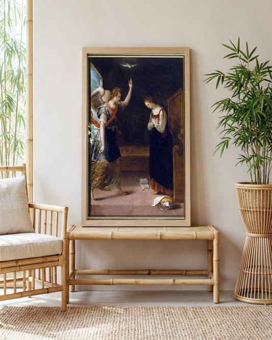Renaissance Masters - Renaissance Masterpiece No. 48 - framed print in a styled room