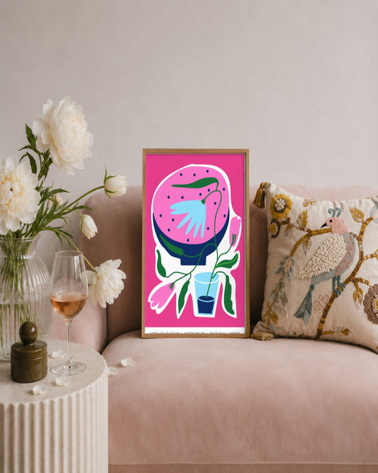 SENT Studio - Aesthetic Poster No. 37 - framed print in a styled room