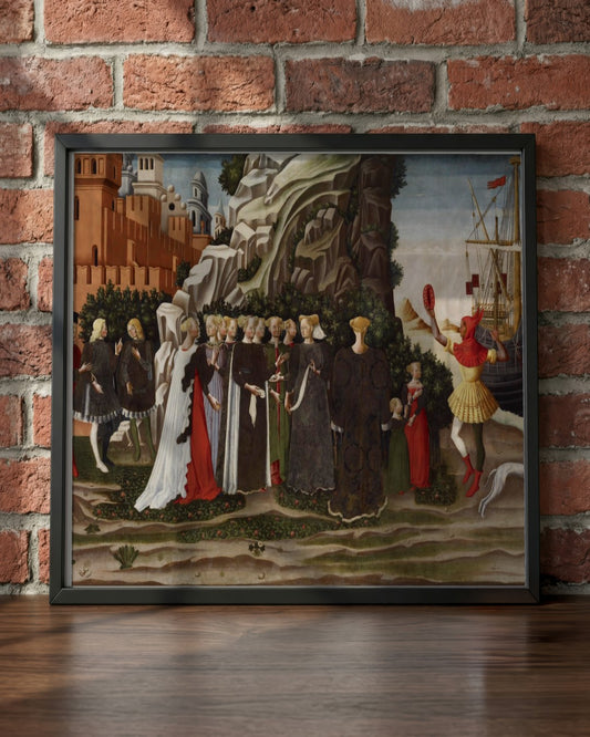 Renaissance Masters - Renaissance Masterpiece No. 62 - framed print in a styled room