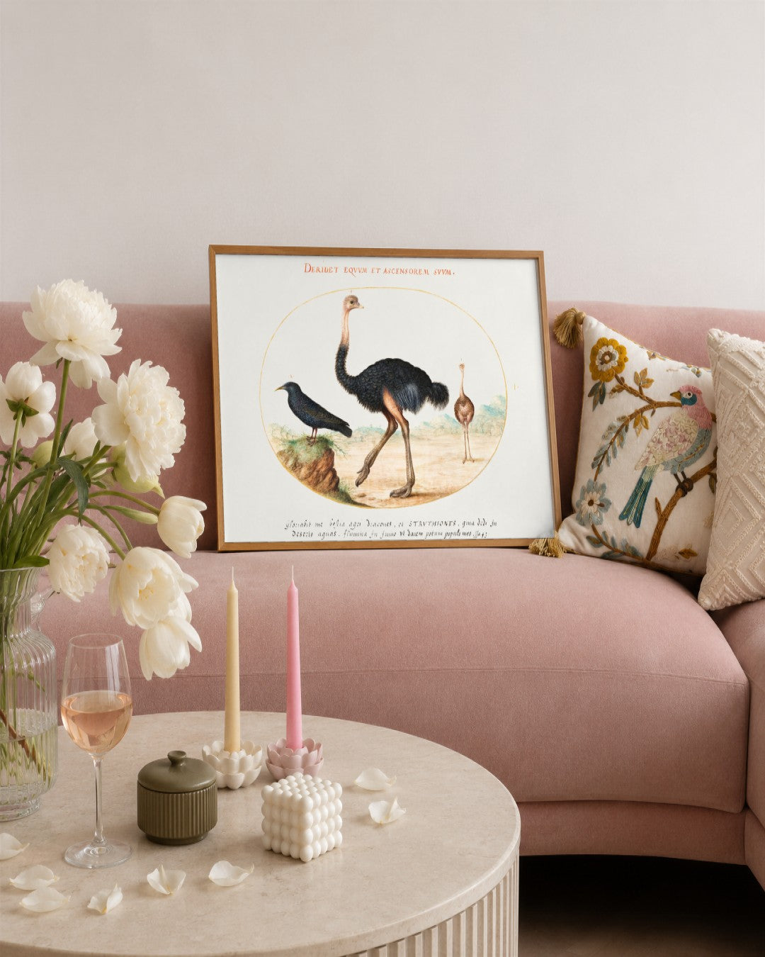 Renaissance Masters - Renaissance Masterpiece No. 354 - framed print in a styled room