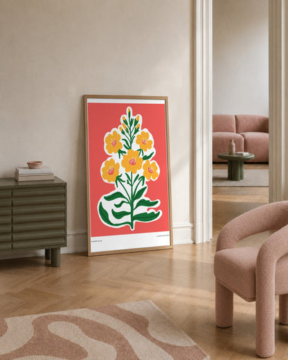 SENT Studio - Aesthetic Poster No. 6 - framed print in a styled room