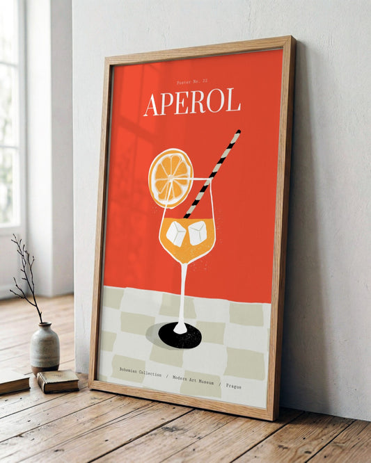 SENT Studio - Cravings Poster No. 22 - framed print in a styled room