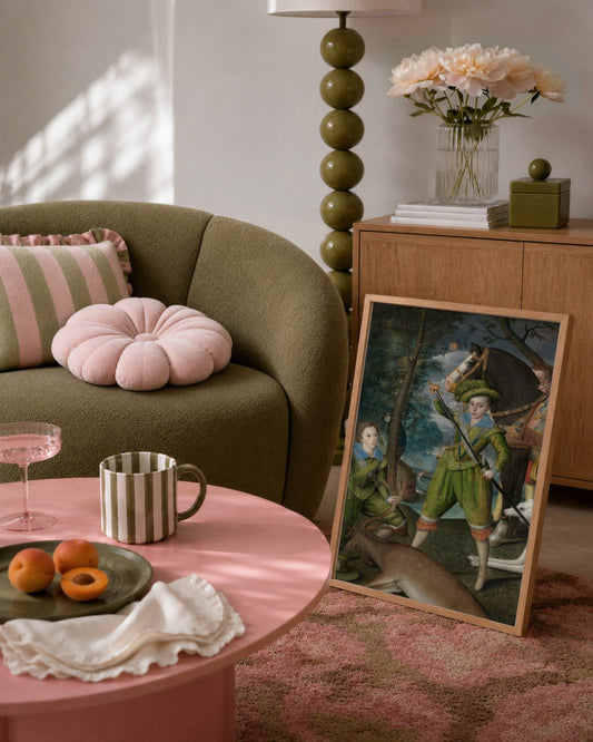 Renaissance Masters - Renaissance Masterpiece No. 423 - framed print in a styled room