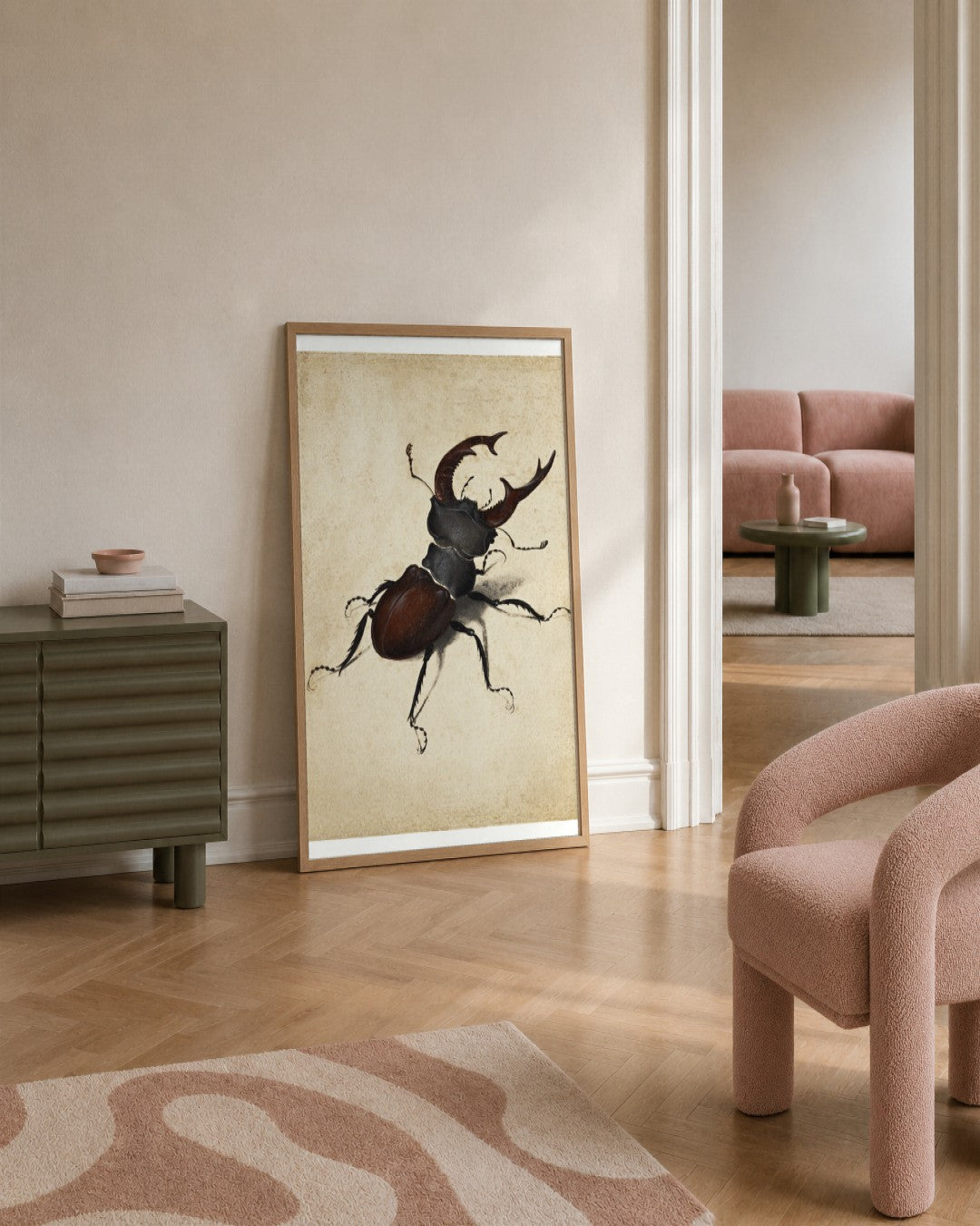 Renaissance Masters - Renaissance Masterpiece No. 212 - framed print in a styled room