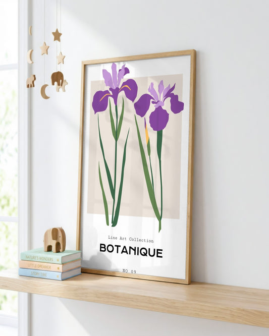 SENT Studio - Botanical Poster No. 39 - framed print in a styled room