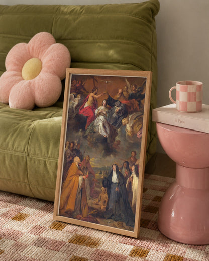 Renaissance Masters - Renaissance Masterpiece No. 416 - framed print in a styled room
