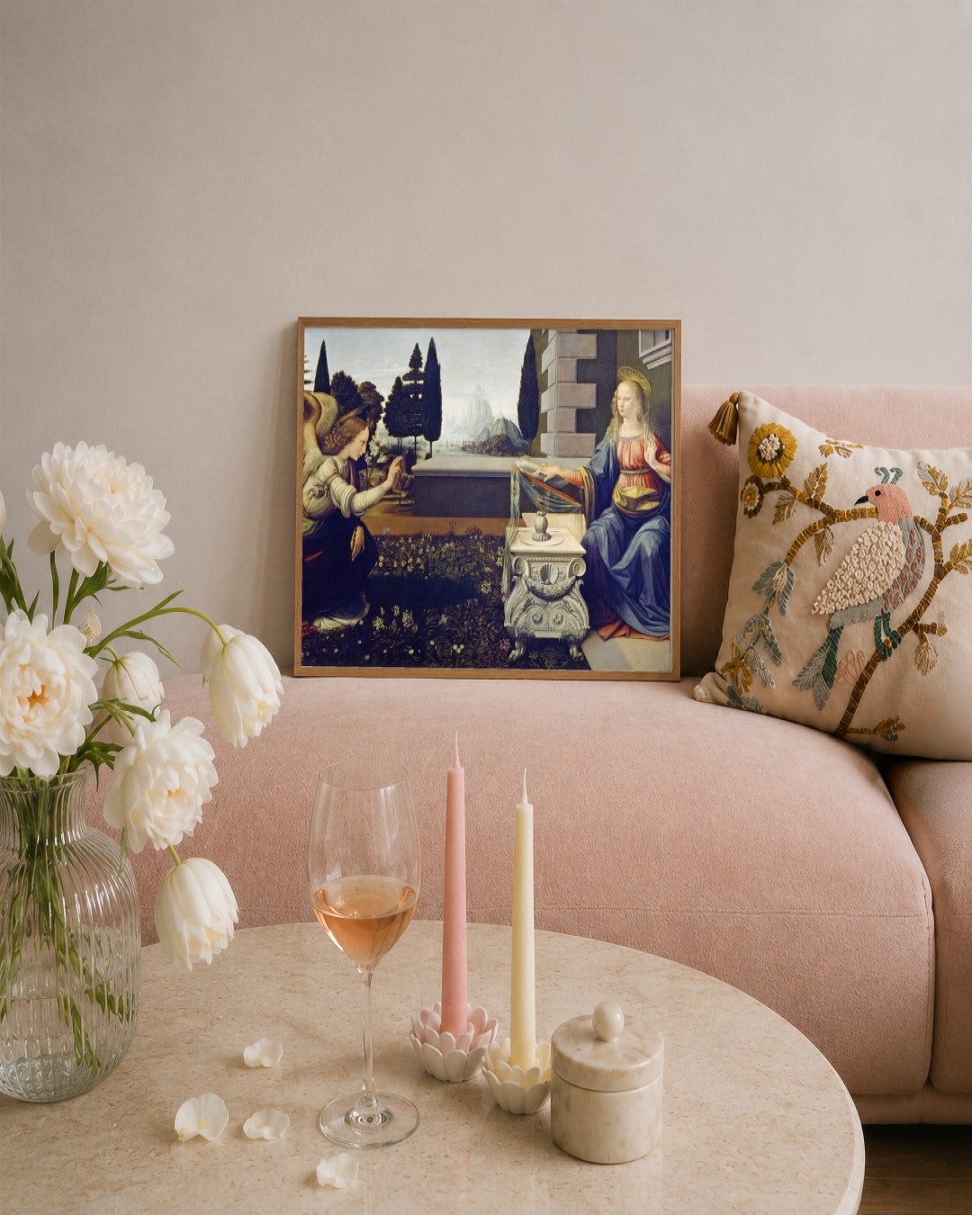 Renaissance Masters - Renaissance Masterpiece No. 333 - framed print in a styled room