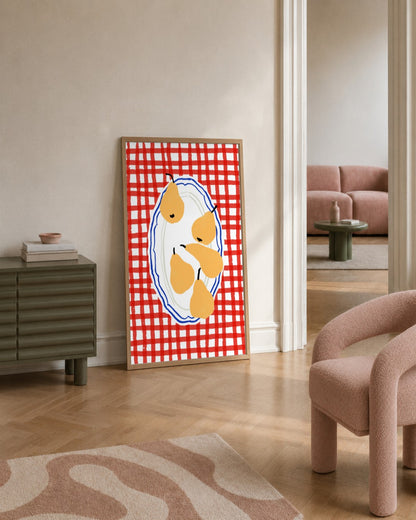SENT Studio - Cravings Poster No. 21 - framed print in a styled room