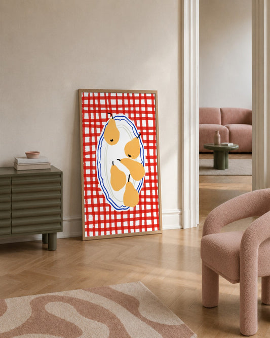 SENT Studio - Cravings Poster No. 21 - framed print in a styled room
