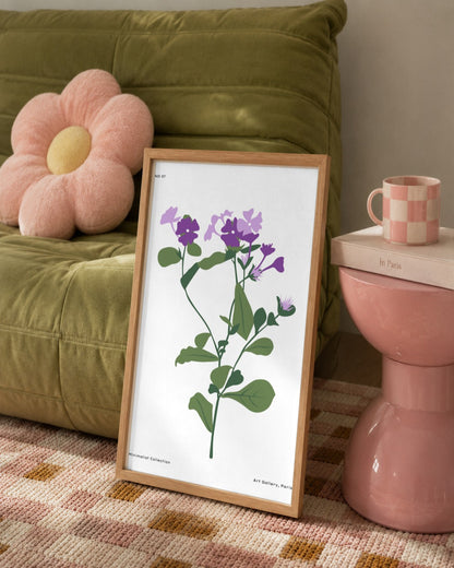 SENT Studio - Botanical Poster No. 17 - framed print in a styled room