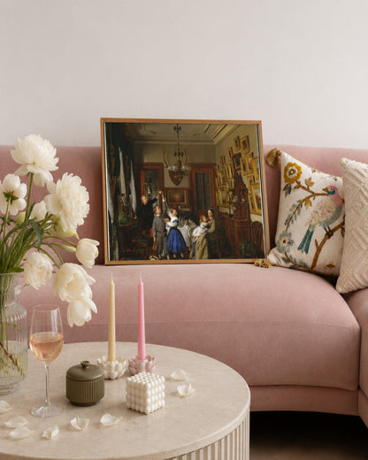 Renaissance Masters - Renaissance Masterpiece No. 143 - framed print in a styled room