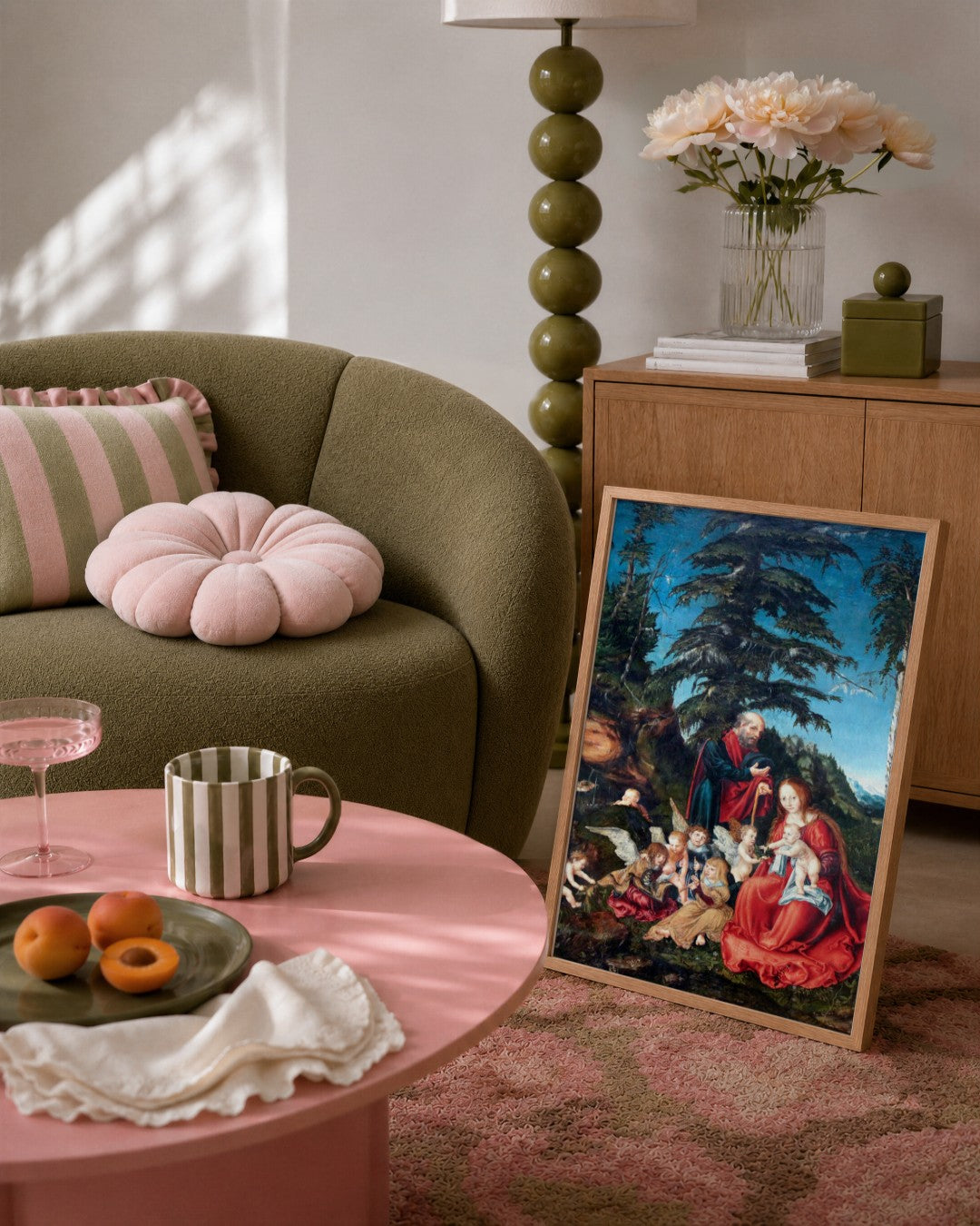 Renaissance Masters - Renaissance Masterpiece No. 279 - framed print in a styled room