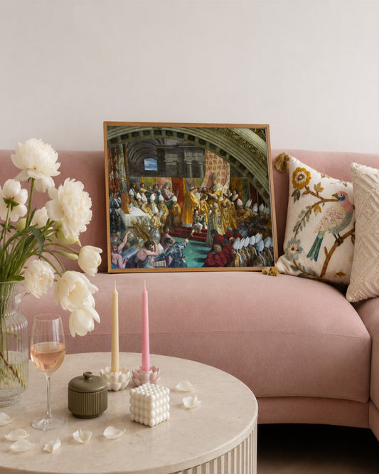 Renaissance Masters - Renaissance Masterpiece No. 253 - framed print in a styled room