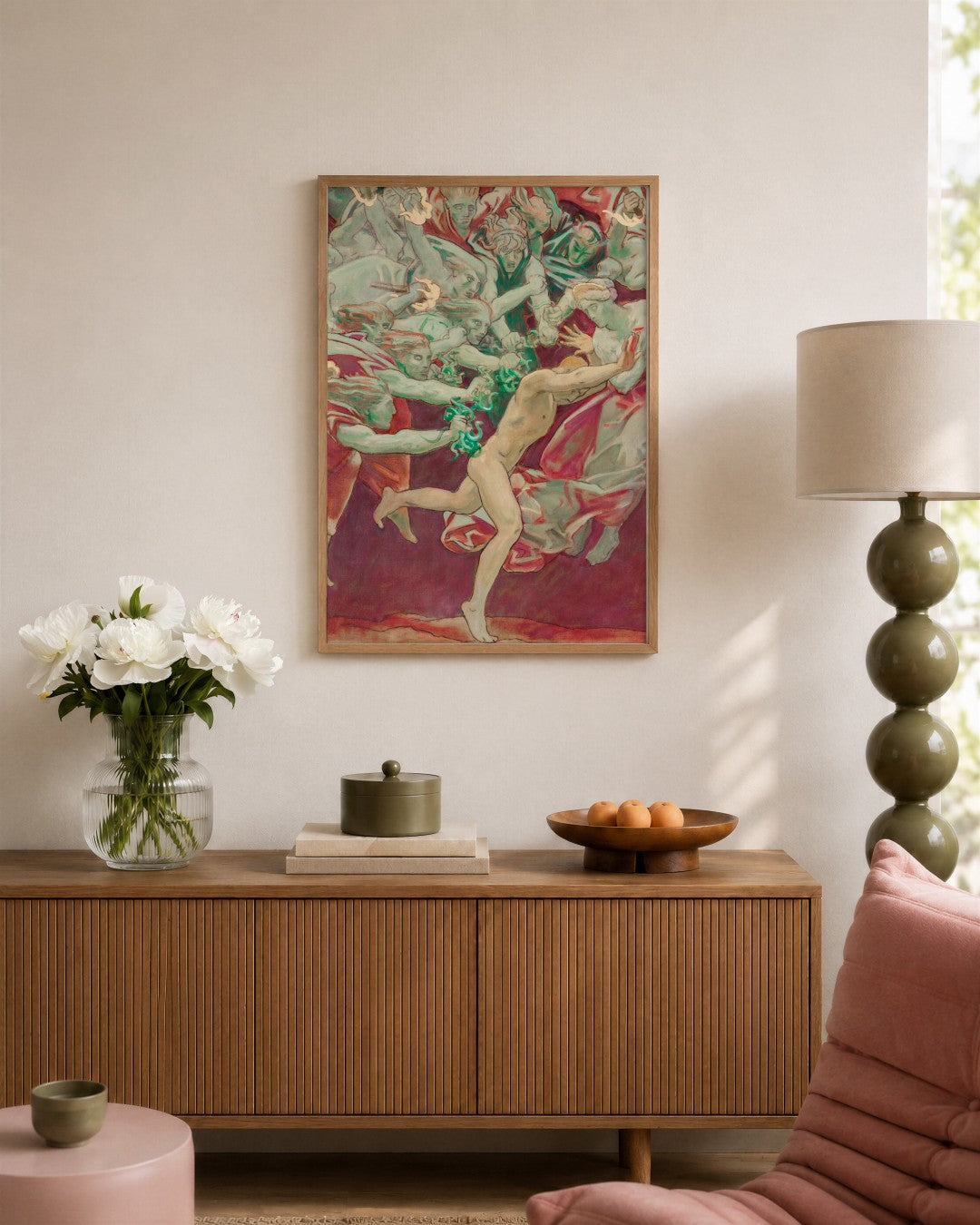 Renaissance Masters - Renaissance Masterpiece No. 361 - framed print in a styled room