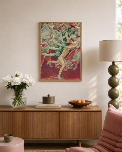 Renaissance Masters - Renaissance Masterpiece No. 361 - framed print in a styled room
