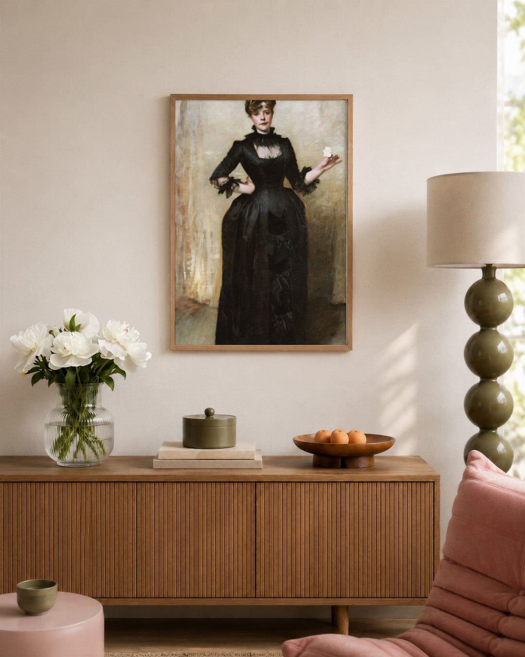 Renaissance Masters - Renaissance Masterpiece No. 370 - framed print in a styled room