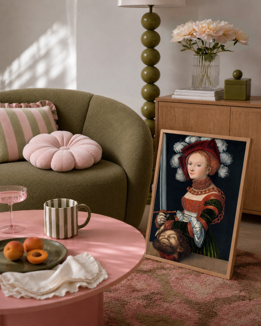 Renaissance Masters - Renaissance Masterpiece No. 268 - framed print in a styled room