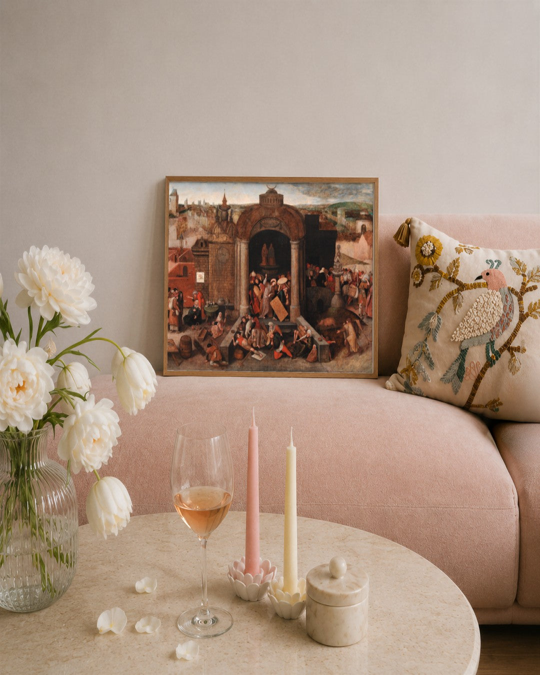Renaissance Masters - Renaissance Masterpiece No. 191 - framed print in a styled room