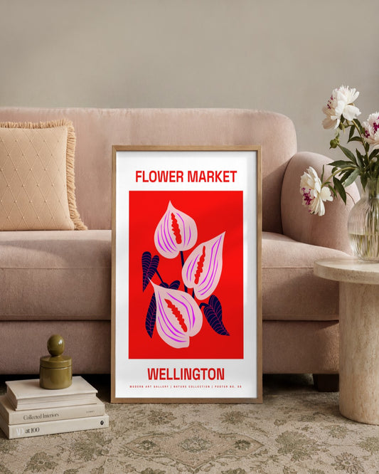SENT Studio - Artistic Poster No. 39 - framed print in a styled room