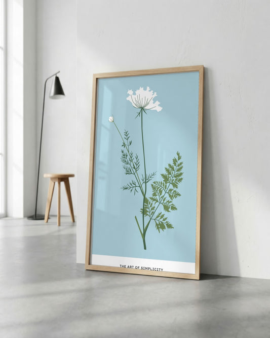 SENT Studio - Botanical Poster No. 24 - framed print in a styled room